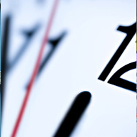 feat-3 Clock showing 12 o'clock